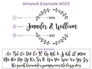 Artistic Wreath Design #023 - Board