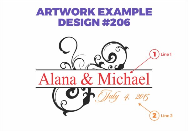 Artistic Swirl Design #206 - Board