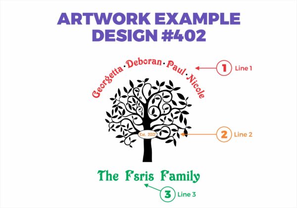 Classic Family Tree Design #402 - Sign