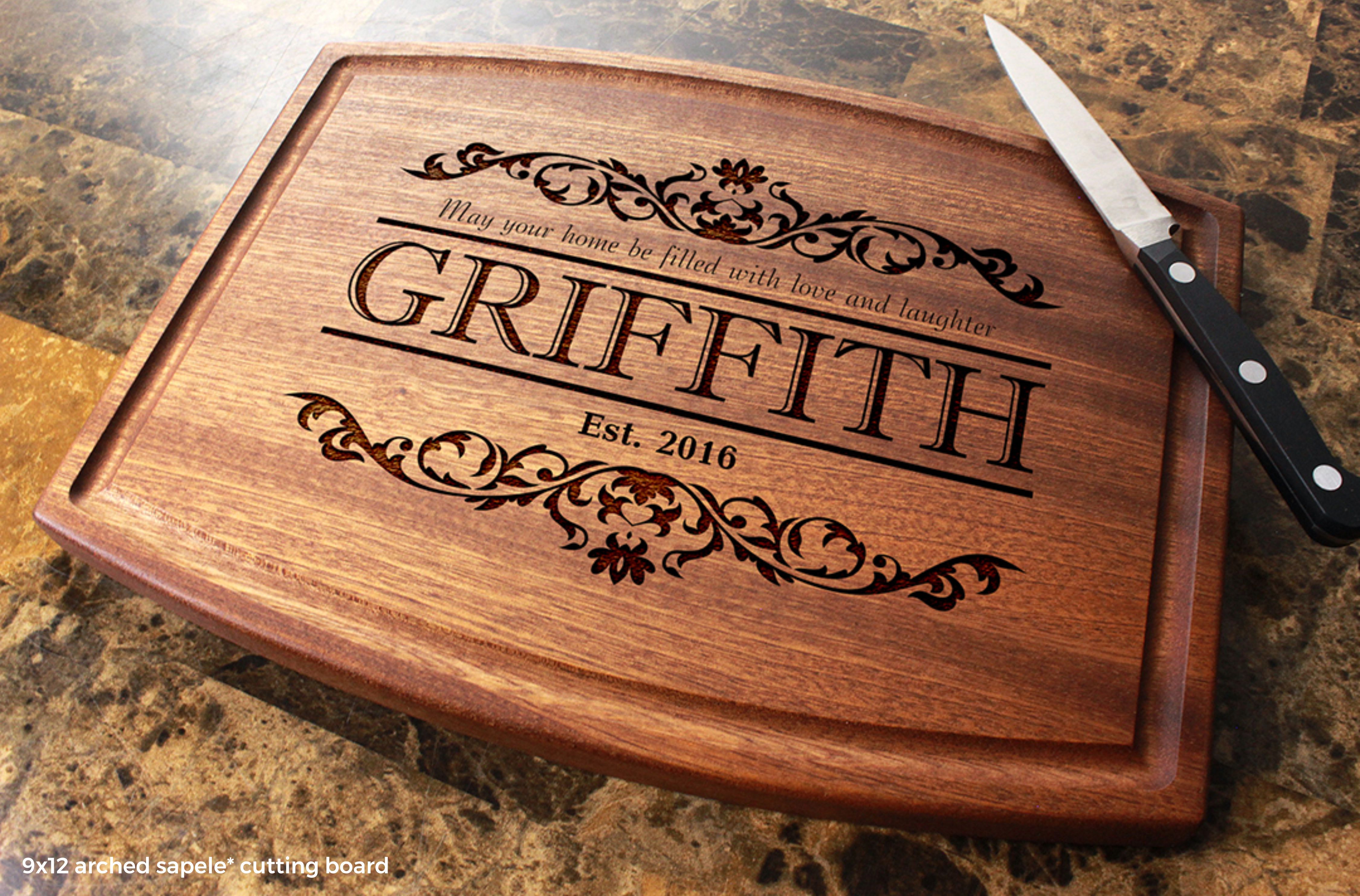 custom engraved cutting boards