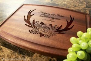 Floral Antler Design #412 - Board