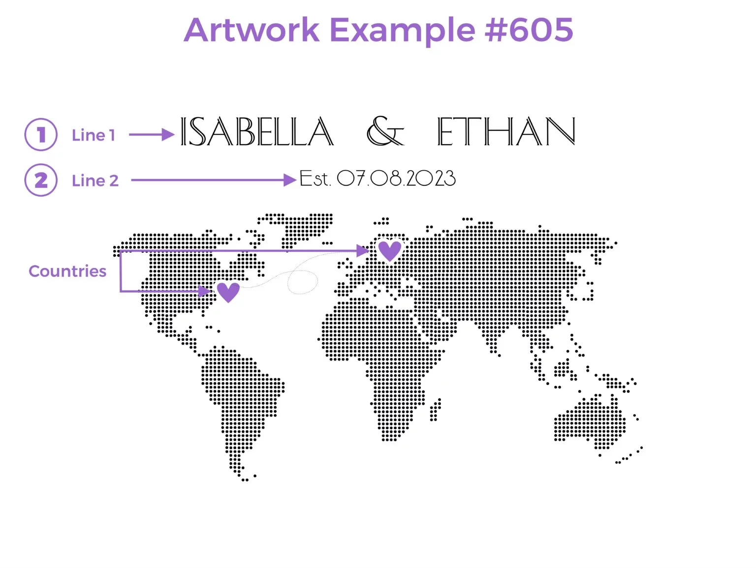 world map artwork design 605