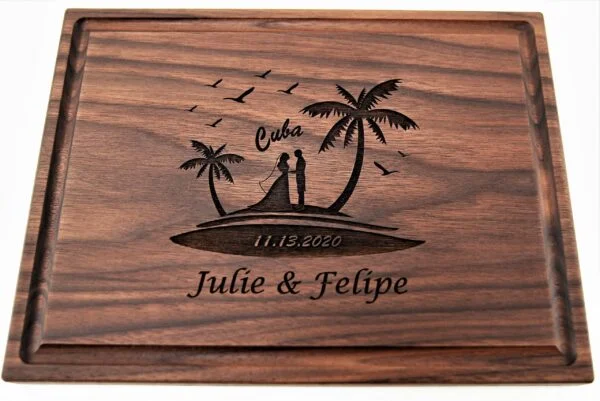 Tropical Destination Wedding Design #808 - Board