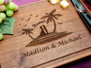 Tropical Destination Wedding Design #808 - Board