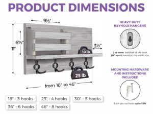 Dimensions of handcrafted entryway