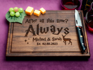 anniversary gift for couples charcuterie board with cheese and red wine