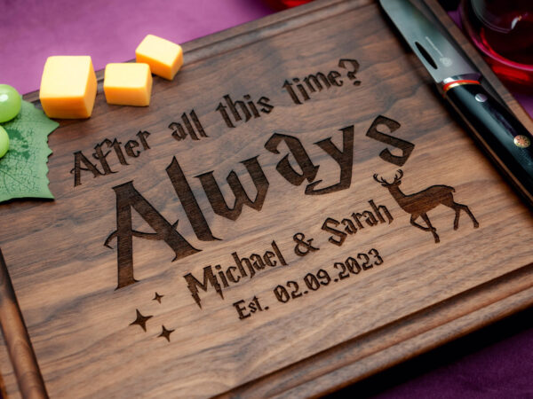 cutting board with engraving After all this time? Always design inspired by Harry Potter