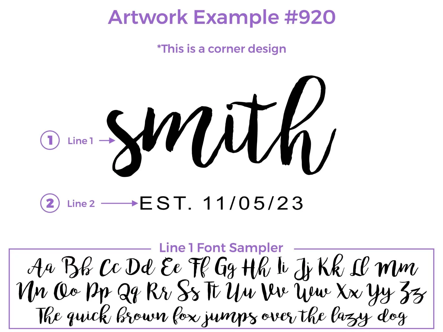script corner artwork design 920