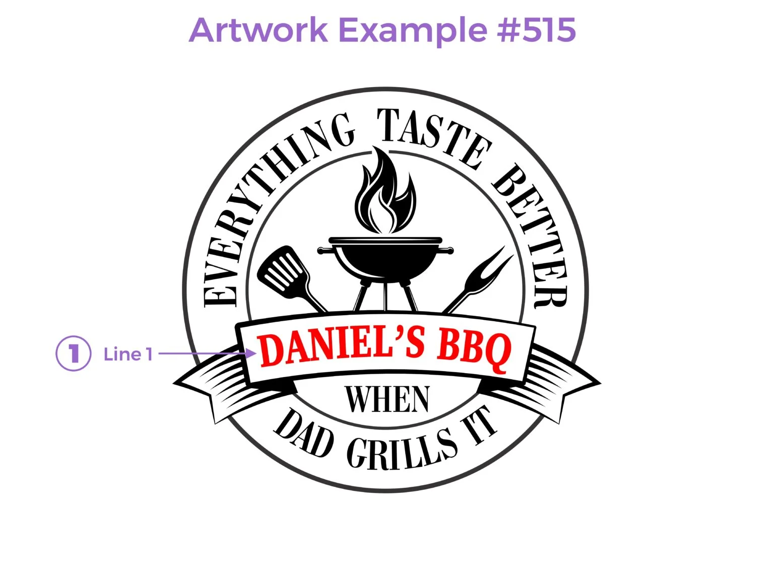 everything taste better when dad grills it artwork design 515