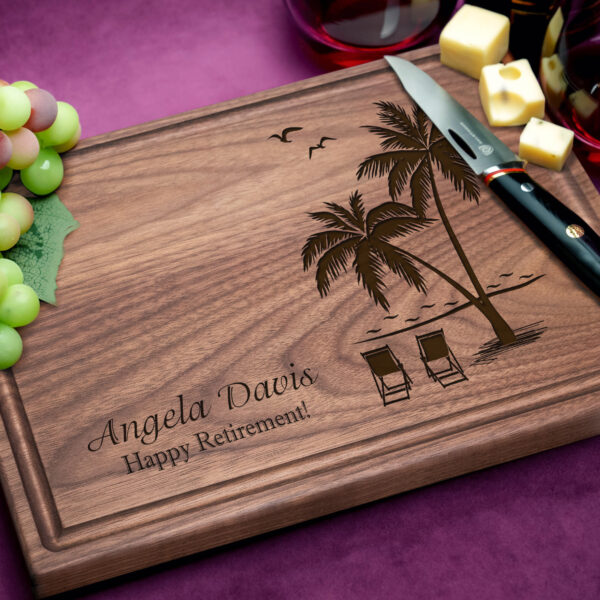 Tropical Beach-Themed Retirement Design #409 - Board