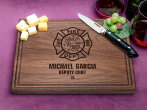 Firefighter Maltese Cross Design #981 - Board