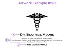 Caduceus Medical Symbol Design #982 - Board