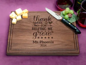 Thanks for Helping Me Grow | Teacher & Caregiver Gift Design #984 - Board