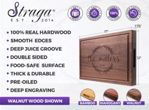 real hardwood chopping block description