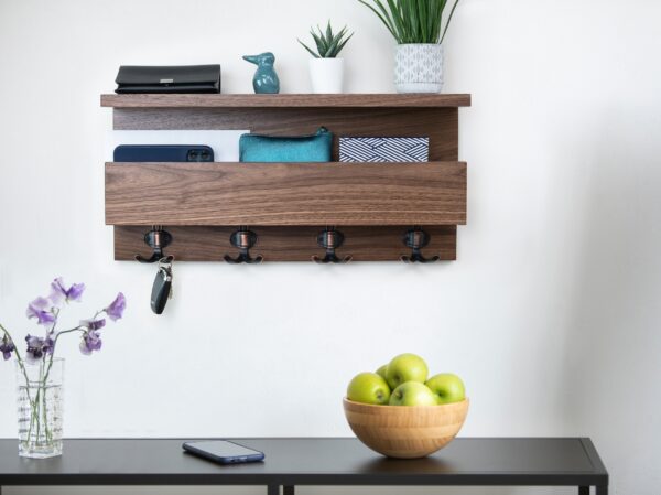 Handmade Entryway Organizer for apartment or home