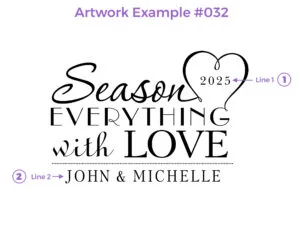Season Everything With Love Couple Design #032 - Board