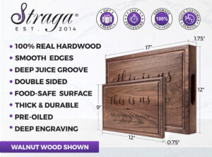 100% real hardwood cutting boards charcuterie or chopping blocks