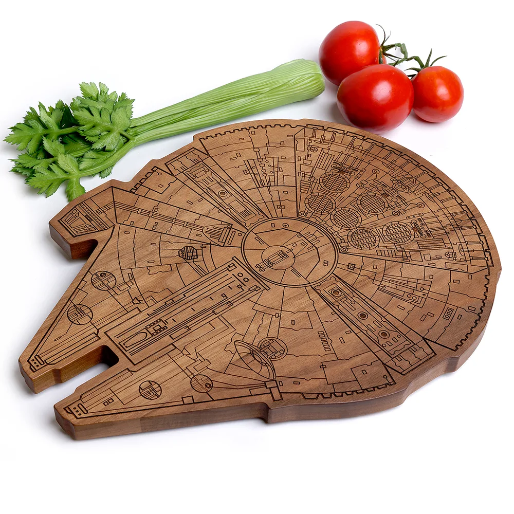 Millennium Falcon Cutting Board For Star Wars Fans